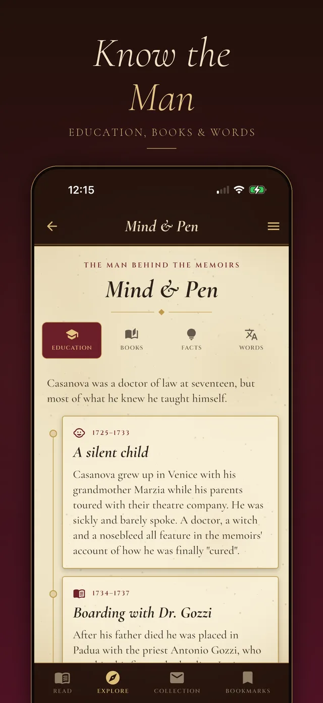 Mind and Pen section