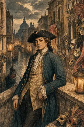 Cover of volume 1: Venetian Years